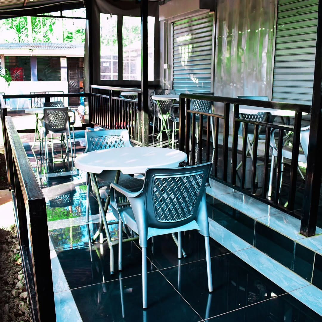 Hotel lobby with seating area